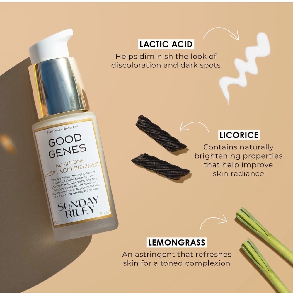 ⭐️ $30 Three Sunday Riley Good Genes All-in-One Lactic Acid Treatments - Picture 5 of 7